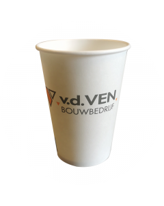 Automaatbeker karton 180 ml FSC Bouwbedrijf van de Ven