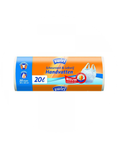Swirl afvalzakken scheurvast&lekvrij 20 liter