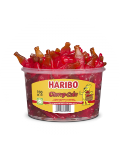 Haribo winegum kers/colaflesjes silo