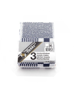 Keukendoek blok blauw 50x50 cm
