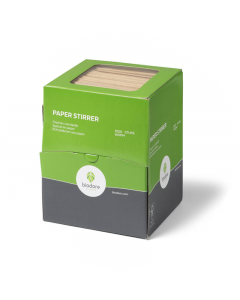 Roerstaafje kraft papier FSC 110 mm dispenser