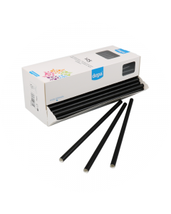 Depa drinkrietje zwart papier 230 mm dispenser