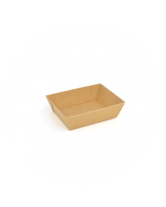 Frietbakjes A7 kraft/wit BIO