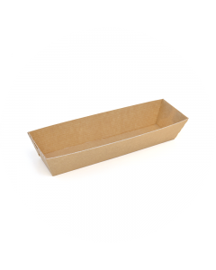 Frikandelbakjes A16 bakje Kraft/Wit Bio