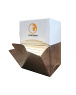 Vantienen roerstaafjes bamboe 110 mm dispenser FSC